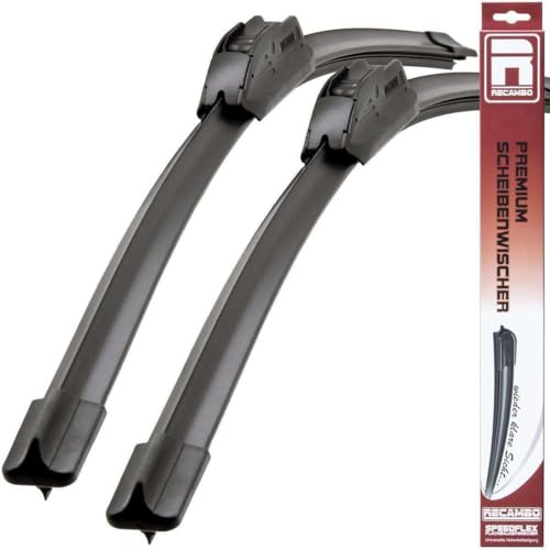 Recambo Scheibenwischer vorne kompatibel für FORD FIESTA BJ 2001-2008 | FUSION BJ 2002-2012 (2er Set: 550mm / 400mm)