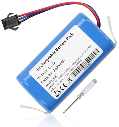 MULS 14.4V Robotic Vacuum Battery Replacement for AIRROBO P20 Airrobo 91069 G40 G30 Series RoboVac 11,11S, 11S Plus, 11S MAX,12,15C MAX,15C,G10 Hybrid, G20,G35,G35+ Bagotte BG700 Robot Vacuum Cleaner
