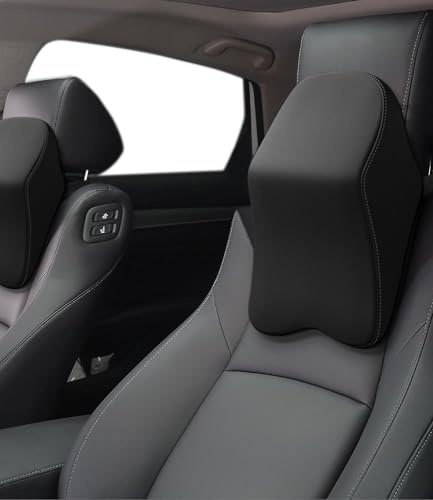 jutyum Cuscino Poggiatesta Auto, Cuscino Collo con schiuma di memoria, Supporto per il Collo Dell'auto, Ergonomico Cuscino Cervicale per Guida, Rimovibile, Confortevole Traspirante