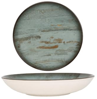 Bonna Platos hondos - Madera - Porcelana - 25 cm (1300cc) - juego de 6