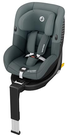 Maxi-Cosi Mica 360 S, Autositz 360 Grad drehbar, 3 Monate– 4 Jahre (61–105 cm), i-Size Baby Autositz, FlexiSpin Drehung, 5 Liegepositionen, G-CELL Schutz, Easy-in Gurthaken, Tonal Graphite