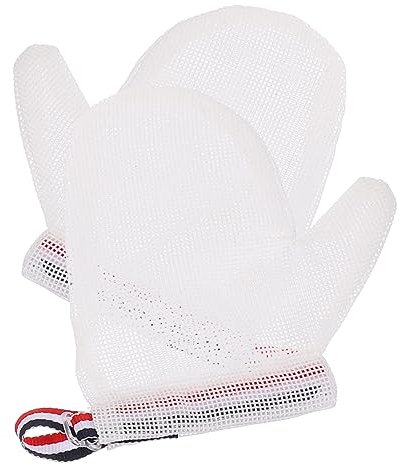 ifundom 1paar Anti-saug-handschuhe Für Junge Mädchen Schutz Gegen Fingernägel Und Hautverletzungen Atmungsaktives Material Hautfreundlich Für Zuhause Und Unterwegs