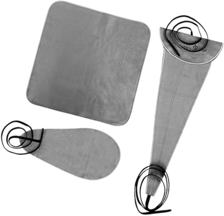 3 paños de limpieza de saxofón suave para limpiar instrumentos, paño de limpieza para clarinete, saxofón, hisopo de limpieza