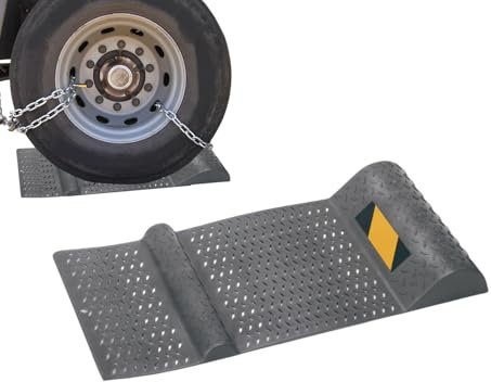 Garagen Parkmatte - Einparkhilfe aus Gummi, Rutschfester Parkstopper Robuste Garagen Einparkhilfe, Auto Stoppanzeige Garagen Parkhilfe Für Garage Schneefeld