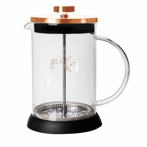Berlinger Haus metálico café y té émbolo 350 ml pequeño Rosegold