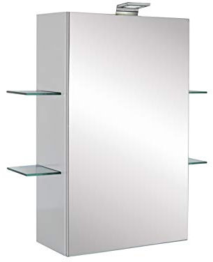 Fackelmann Spiegelschrank LED, H 68cm, B 60cm, T 22cm