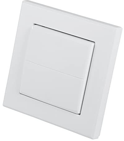 Homematic IP Button Rocker for Brand Switches - Universal, Accessory for Your Homematic IP Smart Home, White, 153003A0