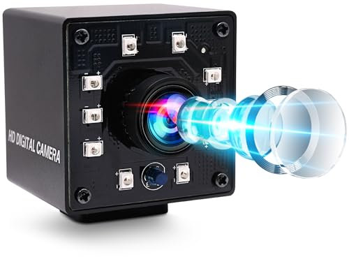 ELP KL36IR 1080P Webcam Full HD Vision Nocturne Infrarot PC Caméra 720P/60FPS Plug and Play Appareil Photo Video Web Cam USB avec IR Cut