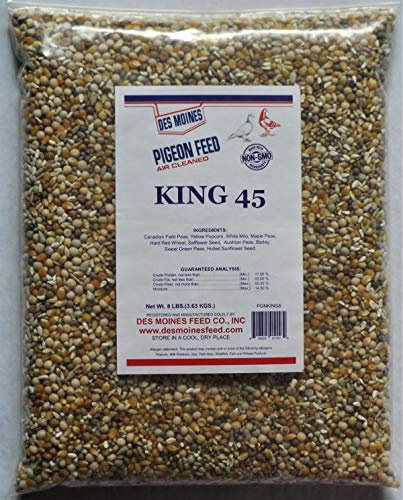 Des Moines Feed King 45 Pigeon Mix (17%) 8 lbs