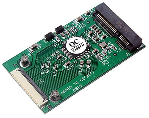 HiLetgo MSATA to CE ZIF MSATA PCI-E 1.8 SSD to 40 Pin ZIF CE Converter Card SSD HDD Adapter Converter