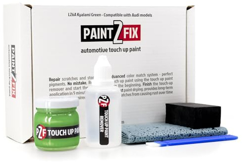 LZ6A Kyalami Green (Verde Mantis) Kit di vernice per ritocco e riparazione dei graffi per Audi