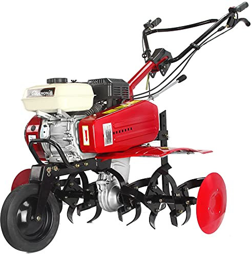 Motozappa Motocoltivatore a Benzina Area Lavoro 95cm zappatrice Motore a Scoppio 210cc 5,4 CV 4 Tempi