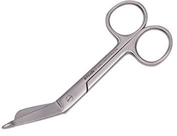 Hochwertige kleine Faude Verbandschere nach Lister !!extra scharf!! für Verband, Pflaster und Kleider, rostfreier Edelstahl (klein 11,5cm)