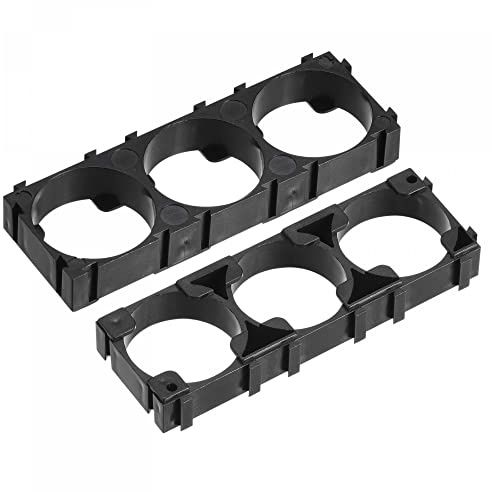 sourcing map Förpackning med 20 DIY Batteri 21700 Batterihållare 3 x 1 21,3 mm diameter