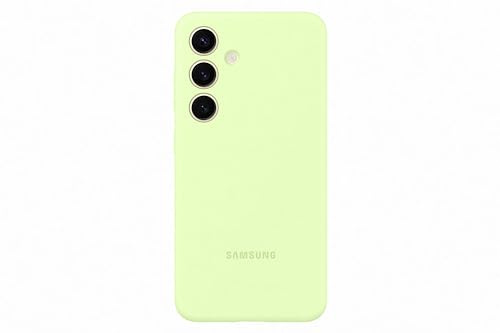 Samsung Silicone Smartphone EF-PS921 für Galaxy S24, Handy-Hülle, Silikon, Kratzfest, Schlankes Design, Light Green
