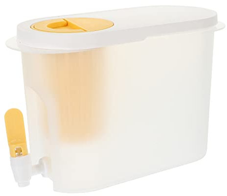 LIFKOME Jarra De Agua Con Grifo Dispensador De Jugos Bidón De Agua Fría y Bebidas Diseño De Tapa Hermética