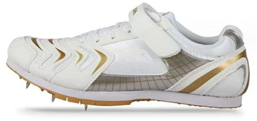 Leichtathletik Spikes Carbon Platte Leichtathletik Sprint Spikes Sneaker Professional High Springback Dash Race Training Sportschuhe(beige,10/43)