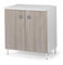 Mueble bajo fregadero con puertas color olmo 80x50x87H cm - Tailo