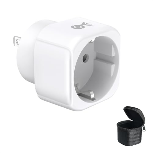 Cable Matters USA Reiseadapter für EU-Stecker, Europa auf USA/Kanada/Mexiko | Europa auf USA/Kanada/Mexiko Steckdosenadapter, Typ C/E/F Buchse auf Typ B Stecker, Schuko und Eurostecker
