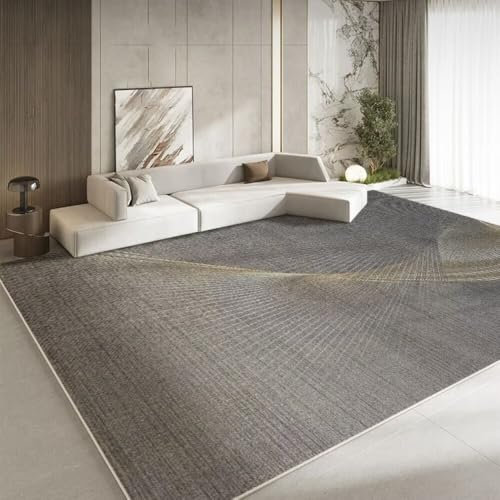 ROSURUG Orientteppich Cute Rug 160X230CM Minimalistisches Design Wohnzimmer Teppich Schlafzimmer Zubehör leicht zu reinigen Flurteppich Läufer Lang Teppiche Groß Für Wohnzimmer Grau