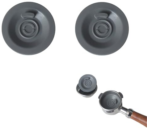 Daryunk 2pcs Sage Cleaning Disc, 54mm Silicone Sage Cleaning Tablets, Coffee Machine Handle Cleaning Pad, Compatible with Most for Espresso Machines