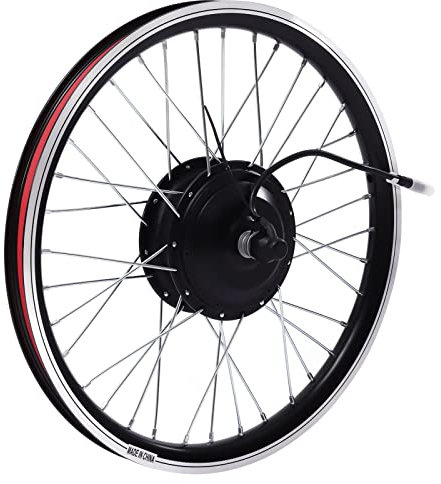 ERSINIAN Geräuscharmer Vorderrad-Motor mit Einstellbarer Geschwindigkeit 350w E-Bike-Vorderradnabenmotor
