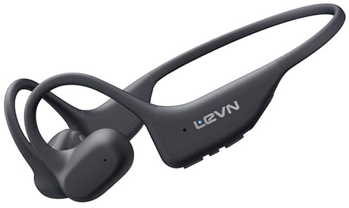 LEVN Open Ear Headphones, Running Headphones Bluetooth 5.3, 14H Battery Sweatproof & Water-Resistant, Wireless with Built-in Mic for Sport, Cycling, Workout, Gift