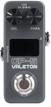 Valeton GP-5 - Super-compact multi-effects processor/SnapTone & IR loader, 2-in/2-out USB audio