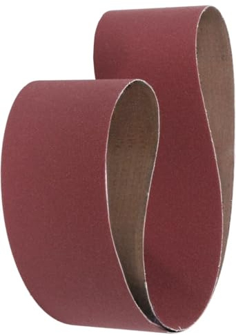 Nastri Abrasivi 120 x 7500|7600|7800|8000|8200 mm | Grana 120 | Carta Abrasiva Professionale per Levigatrici a Nastro | Metallo e Legno (8200 x 120)