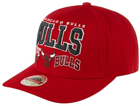 Mitchell & Ness NBA HWC Champ Stack Classic Red Snapback Cap Chicago Bulls