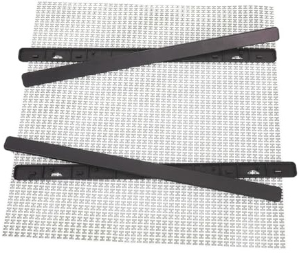 LeeQinersw Tablero de Perlas Fusibles Cuadrado con Tiras para Proyectos Creativos Material PVC Ligero Adecuado para Artesanía Infantil Y Decoración del Hogar, Blanco