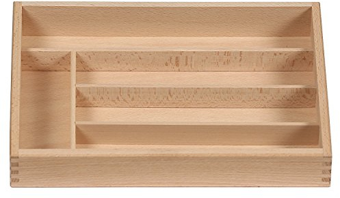 Bütic Range-couverts pour la maison et la gastronomie en bois de hêtre – 3 places, 4 places, 5 compartiments