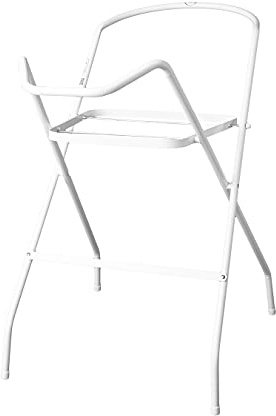 Tega Baby® Ständer Gestell für die Baby Badewanne 86 cm | Passender und Praktischerständer | ohne Babywanne, Ständer:Premium - weiß
