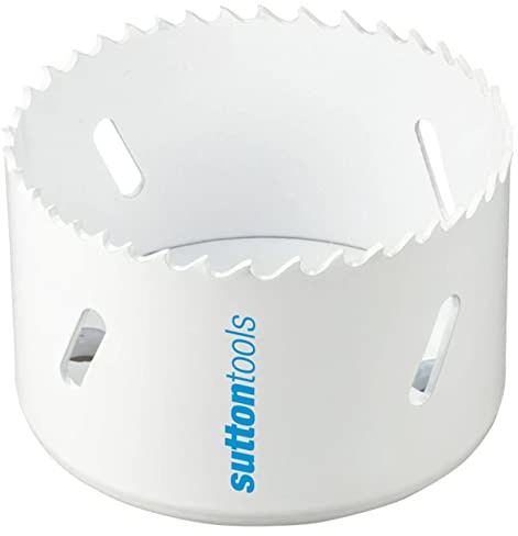 Sutton H125 Bi-Metal HSS Cobalt Holesaw, 102 mm Diameter, White