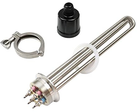 YZ-LIANG whirlpool Dryer Parts Immersion Heater 3KW Stainless Steel Electric Immersion Water Heater Element (Color : Heater clamp, Wattage : 3KW)