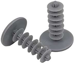 GeZu Impex Abdeckkappe Dübelstopfen 14 x 40 mm Hellgrau Gerüststopfen Verschlussstopfen