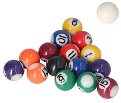 Naroote Aramith Pool Balls, Billiard Balls, 16 Balls Professional Resin Ergonomic Pro Cup Pool Balls Aramith Pro Cup Pool Balls for Mini Pool Tables