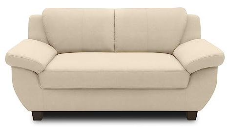 DOMO. collection Panama 2 Sitzer, Sofa, 2er Couch, Garnitur, 3-2-1, beige, 159 cm