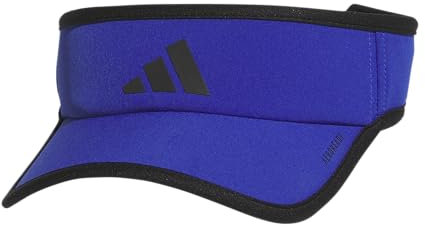 adidas Superlite Herren-Visier, verstellbare Passform, Sport-Performance-Visier, halbluzid, Blau/Schwarz/3.0, Einheitsgröße, Semi Lucid Blue/Black/3.0, EinheitsgröÃŸe