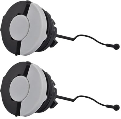 CGEAMDY 2 Pezzi Tappo Di Riempimento Olio Benzina Diesel, Tappo Di Riempimento Gasolio Benzina Diesel MS250, Tappi Riempimento Gasolio Benzina Sostituzione, Per Motosega Tagliasiepi(Tappo Carburante)