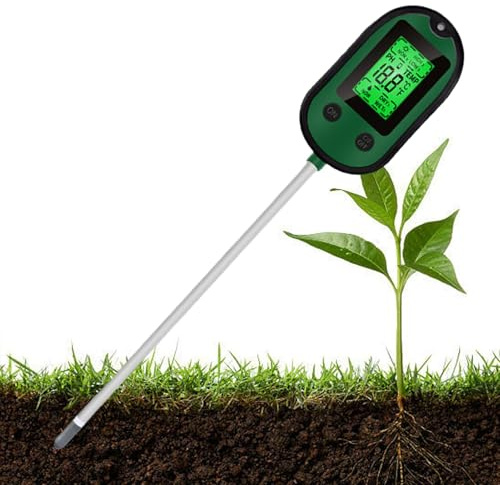pH-metro per, tester di pH per terreno giardino | Umidimetri per terreno,Idrometro per piccoli interni, rilevatore di pavimento LCD schermo per vaso