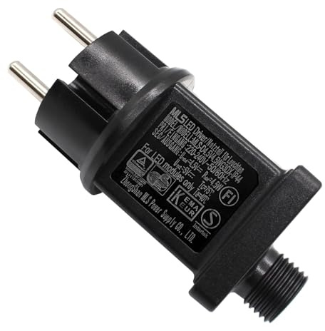 Trasformatore LED da 4.5V 4.5W, IP44 Trasformatore LED Adattatore a bassa tensione sostitutivo del driver per luci natalizie, catena luminosa