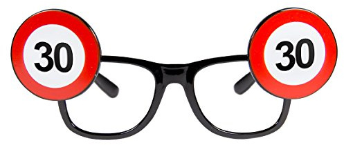 Folat Unisex Brille Blues Brothers Neon Pink (1er Pack)