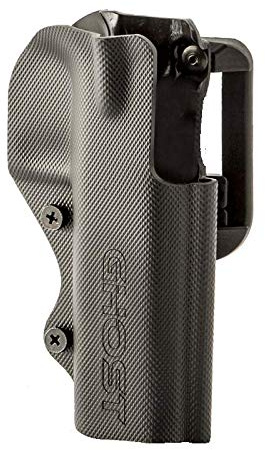 Ghost - Fondina pistola Civilian, per tiro dinamico IPSC, IDPA, IASC, FIAS, Porto occulto e civile (17,19,20,22,23) GEN4/5 SX)