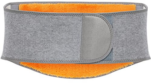Nierenwärmer Herren Nierenwärmer Damen: Winter verdicken Thermal Plush Waist Warmer Lordosenstütze Gürtel Cozy Warm Bauchdecke Protector Magen Body Wrap Band Rückenstütze Größe XL