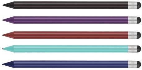2 en 1 Lápiz Óptico y Lápiz de Carbón - Compatible con Tablets y Smartphones, Alta Precisión Táctil, 5 Colores Opcionales