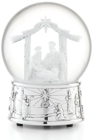 Reed & Barton 890725 Nativity Musical Snow Globe