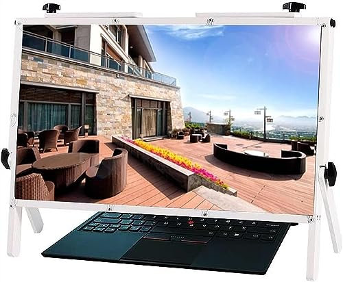 Laptop-Bildschirmlupe, Klappständer, 3D-Augenschutz, superklare physische Lupe, EIN Geschenk for Familie und Kinder