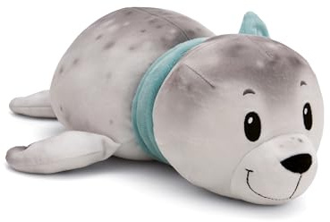 NICI Kuscheltier Seehund Bente 43cm grau - Stofftier aus weichem Plüsch, niedliches Plüschtier zum Kuscheln und Spielen, für Kinder & Erwachsene, tolle Geschenkidee - 61291