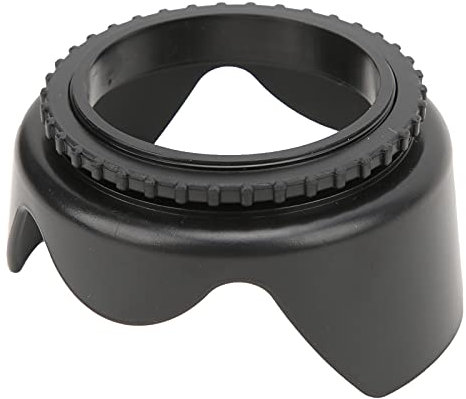 67 Mm Motljusskyddset med Motljusskydd Av Gummi Linsskydd och Tyg 4 i 1 Kamera Motljusskyddset för Kompatibla med och Andra Objektiv (55 mm)